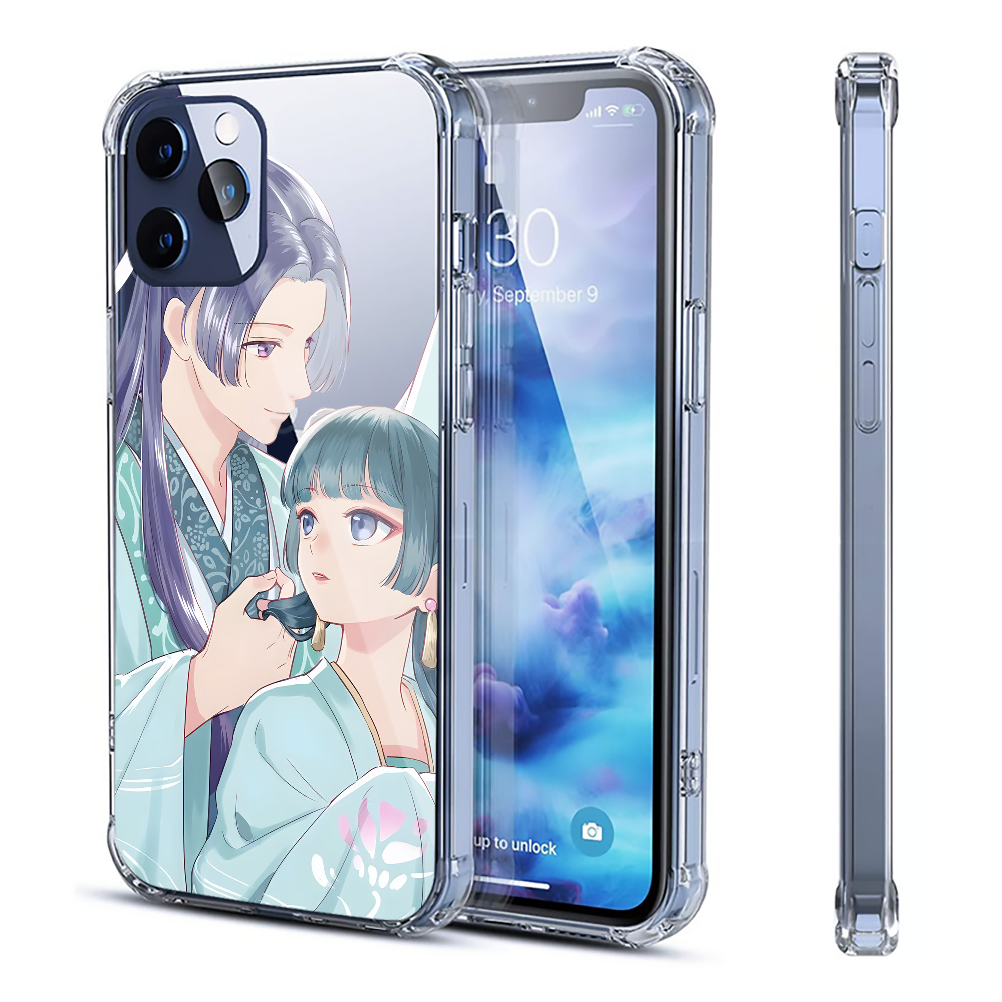 （画像用） 薬屋のひとりごと The Apothecary Diaries 【iPhone 12シリーズ対応】透明スマホケース（クリアソフトケース）